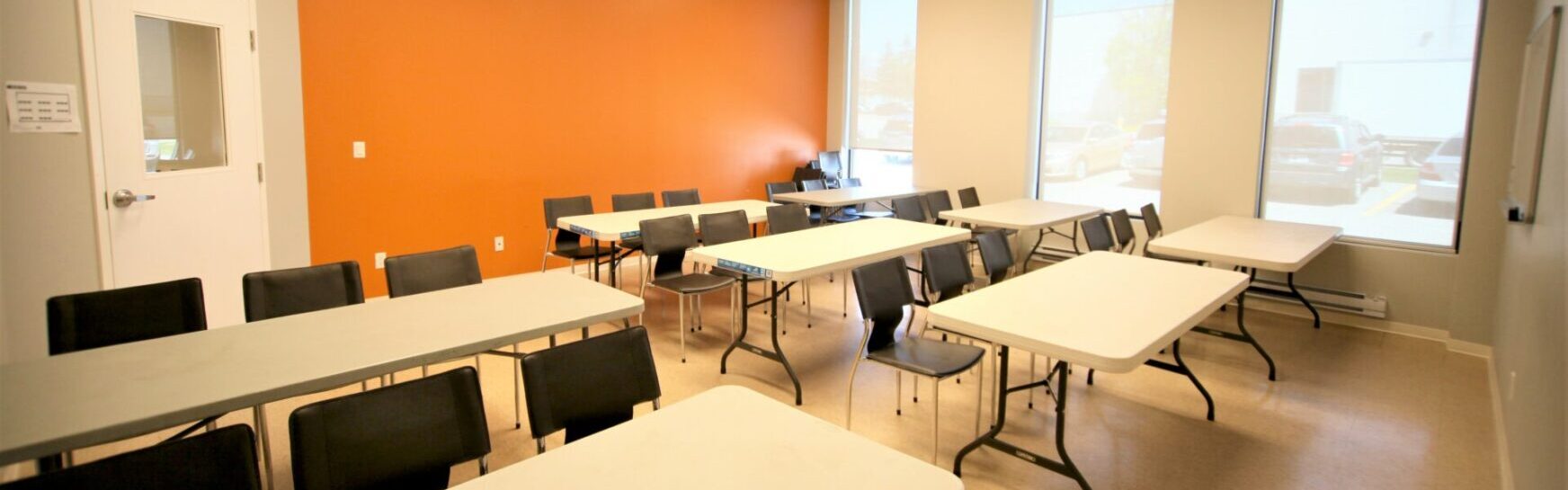 Room 106B – Multi-Purpose | Size: 409 sq.ft. | Capacity: 60