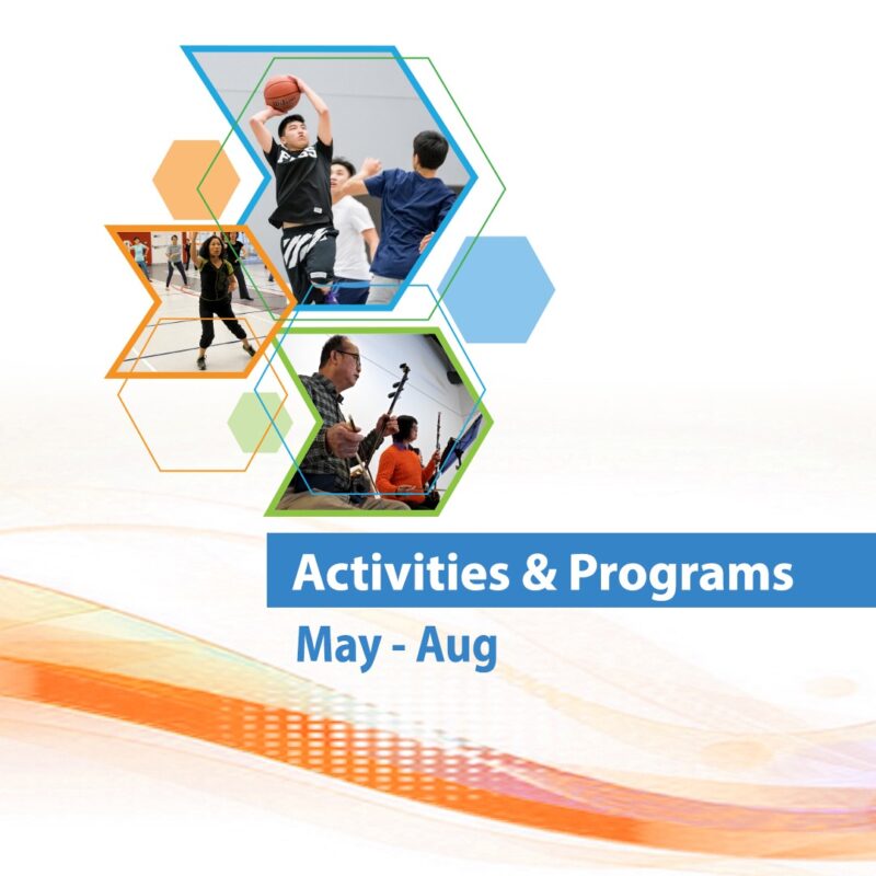 Activities and Programs Schedule for May to August, 2021 (Featured)