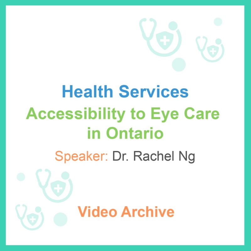 accessibility to eye care in ontario