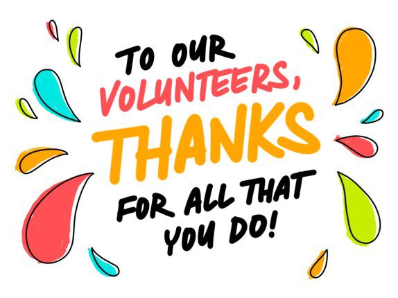 Thanks-volunteers