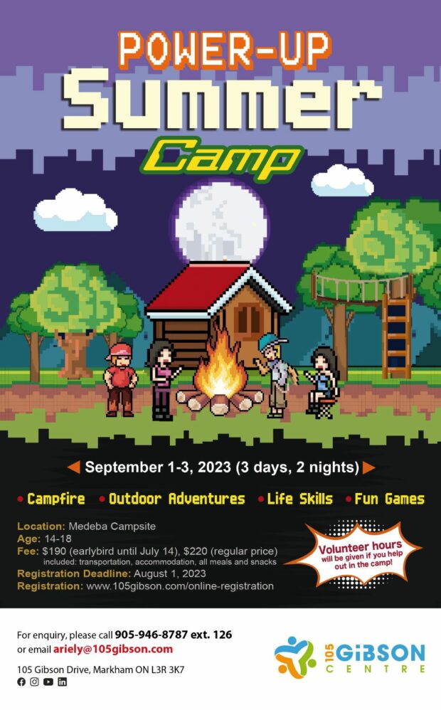 Power-UP Summer Camp - Poster