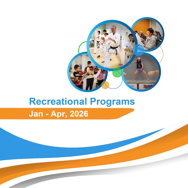Recreational Programs for Jan-Apr, 2026